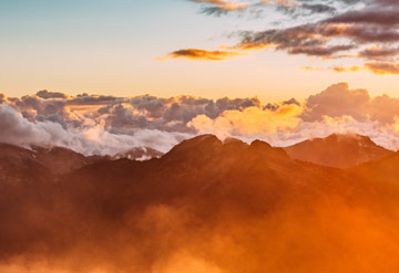 cloud above mountain