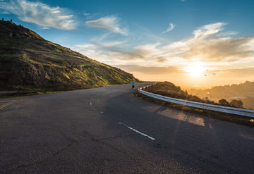 road on mountain